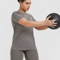 Go To Seamless Loose Top | Ash Grey