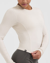 Mellow™ Soft Mid Long Sleeve Top | Sand