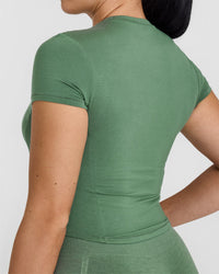 Mellow™ Soft Mid Short Sleeve T-Shirt | Forest Green