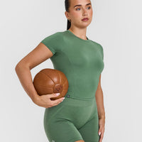 Mellow™ Soft Mid Short Sleeve T-Shirt | Forest Green