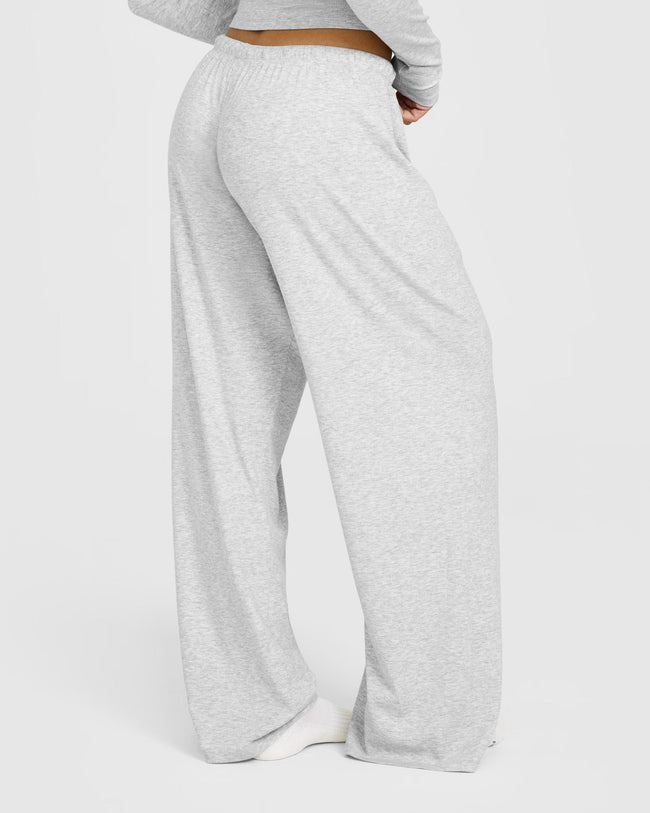 At Home Night Bottoms | Grey Marl