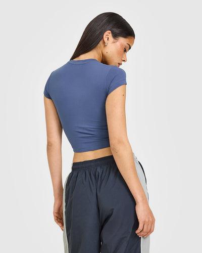 Cotton Baby T-Shirt | Slate Blue