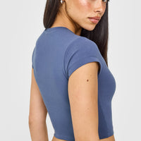 Cotton Baby T-Shirt | Slate Blue