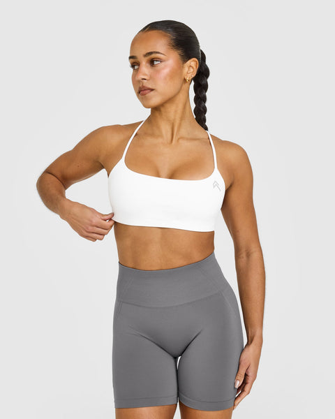 EasyLift™ Strappy Sports Bra White | Oner Active US