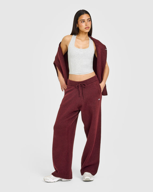 Mellow™ Rib Oner Embroidered Square Neck Mid Vest with Built in Bra Shelf | Light Grey Marl