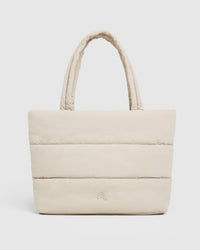 Quilted Tote Bag | Sand