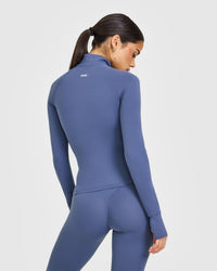 SoftMotion™ Jacket with White Logo | Slate Blue