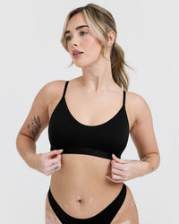 Silhouette Bralette | Black