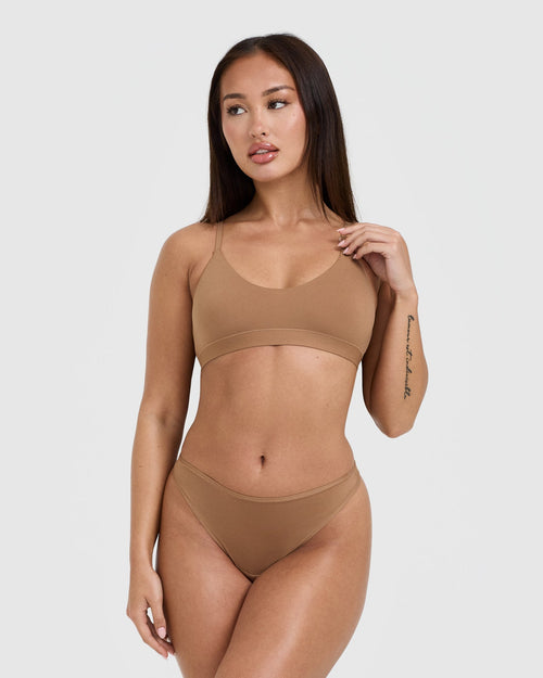 Oner Modal Silhouette Bralette | Nude 3