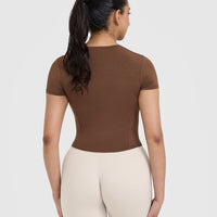 Mellow™ Soft Mid Short Sleeve T-Shirt | Nude 4