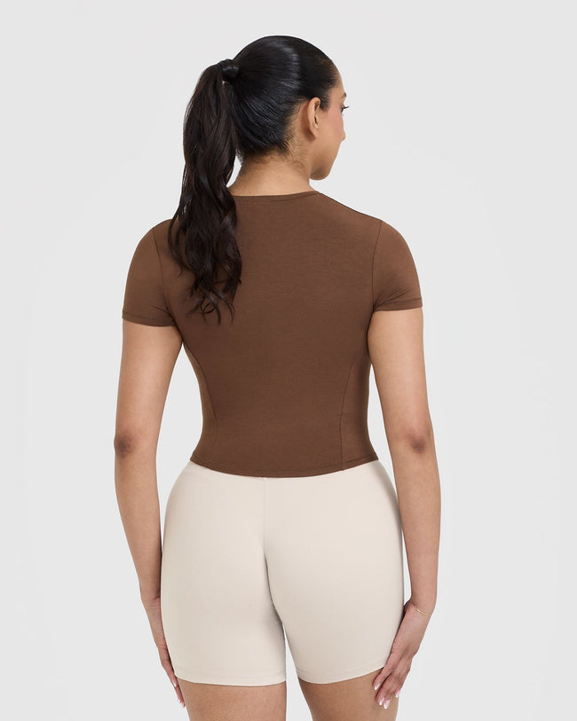 Mellow™ Soft Mid Short Sleeve T-Shirt | Nude 4