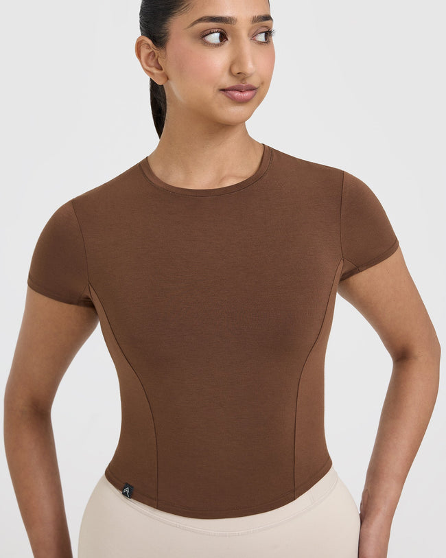 Mellow™ Soft Mid Short Sleeve T-Shirt | Nude 4