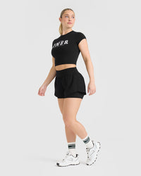 Unified Double Layer Shorts | Black