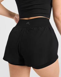 Unified Double Layer Shorts | Black