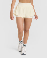 Unified Double Layer Shorts 5" | Off White