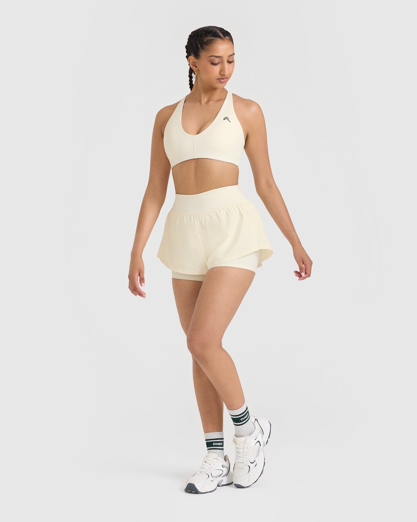Unified Double Layer Shorts 5" | Off White