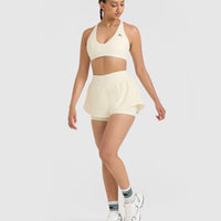 Unified Double Layer Shorts 5" | Off White