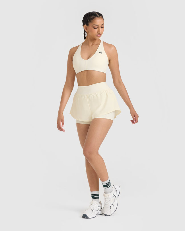 Unified Double Layer Shorts 5" | Off White