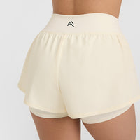 Unified Double Layer Shorts 5" | Off White