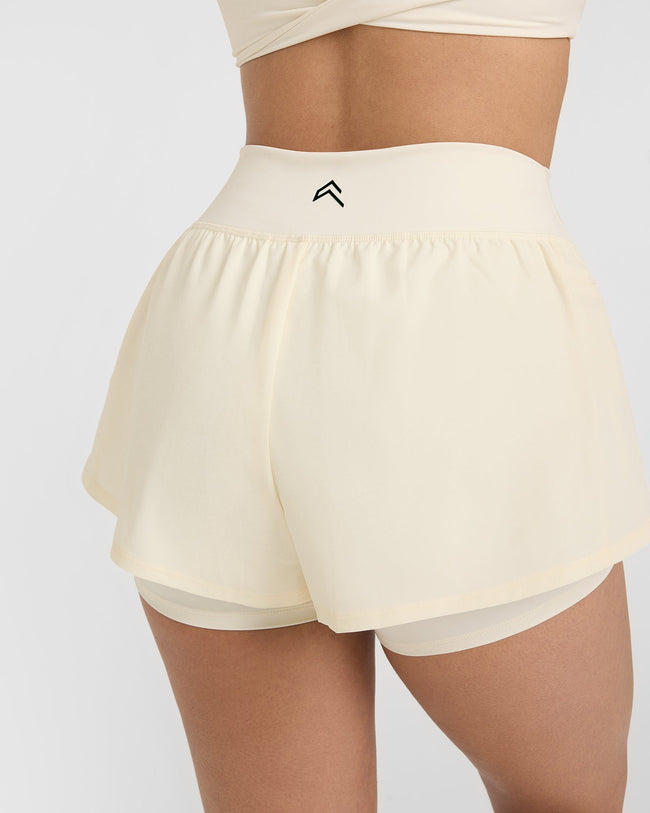Unified Double Layer Shorts 5" | Off White