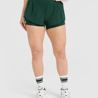 UnifiedMove™ Double Layer Shorts 5" | Racing Green
