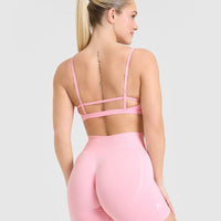 Timeless Strappy Bralette | Petal Pink