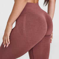EffortlessLift™ Seamless Leggings with White Logo | Berry