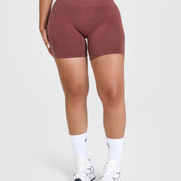 EffortlessLift™ Seamless Shorts with White Logo | Berry