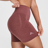 EffortlessLift™ Seamless Shorts with White Logo | Berry
