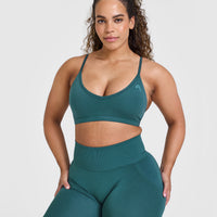 Timeless Strappy Bralette | Marine Teal