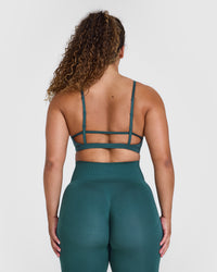 Timeless Strappy Bralette | Marine Teal