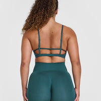 Timeless Strappy Bralette | Marine Teal