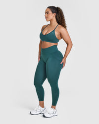 Timeless Strappy Bralette | Marine Teal