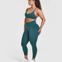 Timeless Strappy Bralette | Marine Teal