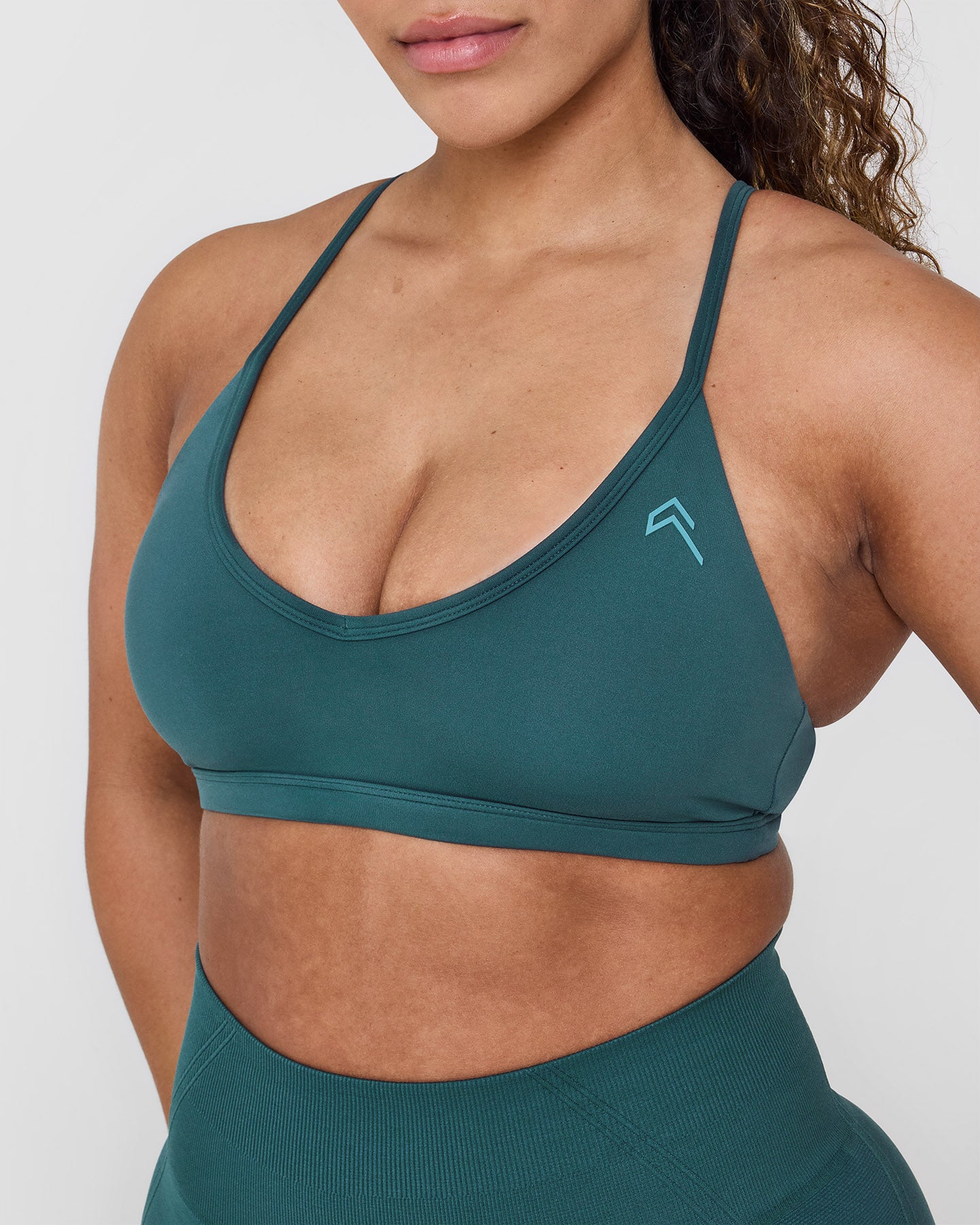 Timeless Strappy Bralette | Marine Teal