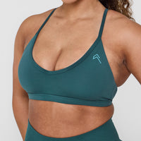 Timeless Strappy Bralette | Marine Teal