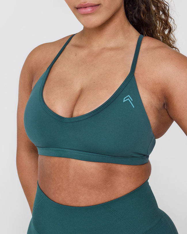 Timeless Strappy Bralette | Marine Teal