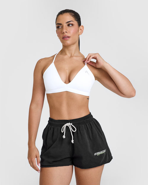 Oner Modal Unified Ultra Micro V Neck Bralette | White