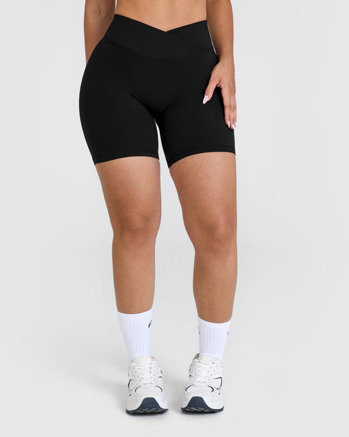 Oner Modal Unified Wrap Shorts White Logo | Black