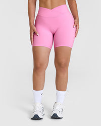 Unified Wrap Shorts | Power Pink