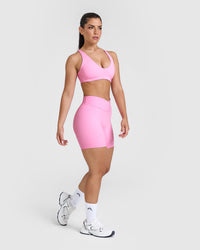 Unified Wrap Shorts | Power Pink