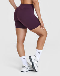 UnifiedMove™ Wrap Shorts 6" | Blackberry Purple