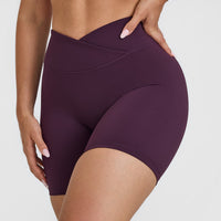 UnifiedMove™ Wrap Shorts 6" | Blackberry Purple
