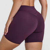 UnifiedMove™ Wrap Shorts 6" | Blackberry Purple