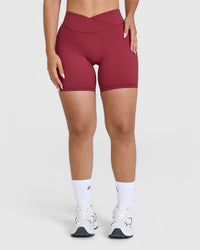 UnifiedMove™ Wrap Shorts 6" | Burnt Cherry