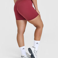 UnifiedMove™ Wrap Shorts 6" | Burnt Cherry