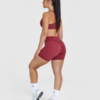 UnifiedMove™ Wrap Shorts 6" | Burnt Cherry