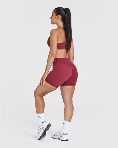 UnifiedMove™ Wrap Shorts 6" | Burnt Cherry