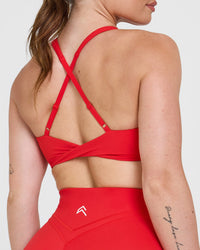 Unified Micro Bralette | Muscle Mommy Red