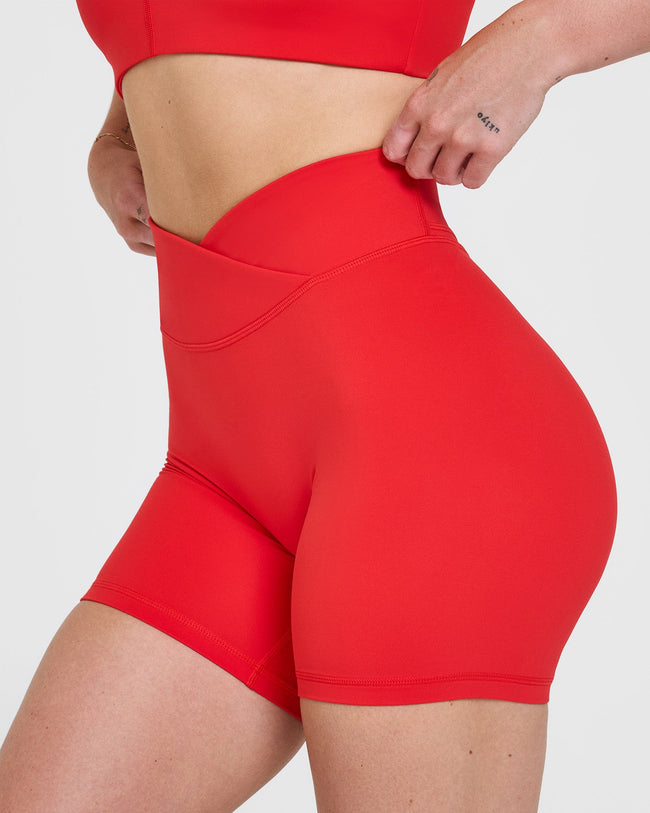 UnifiedMove™ Wrap Shorts 6" | Muscle Mommy Red